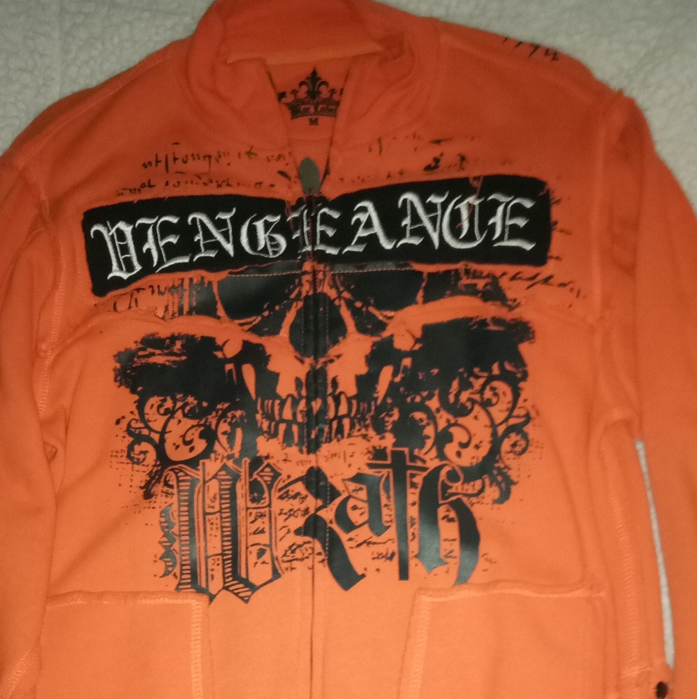 Black label zip up jacket